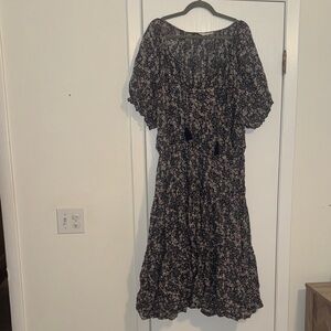 Floral Navy Dress